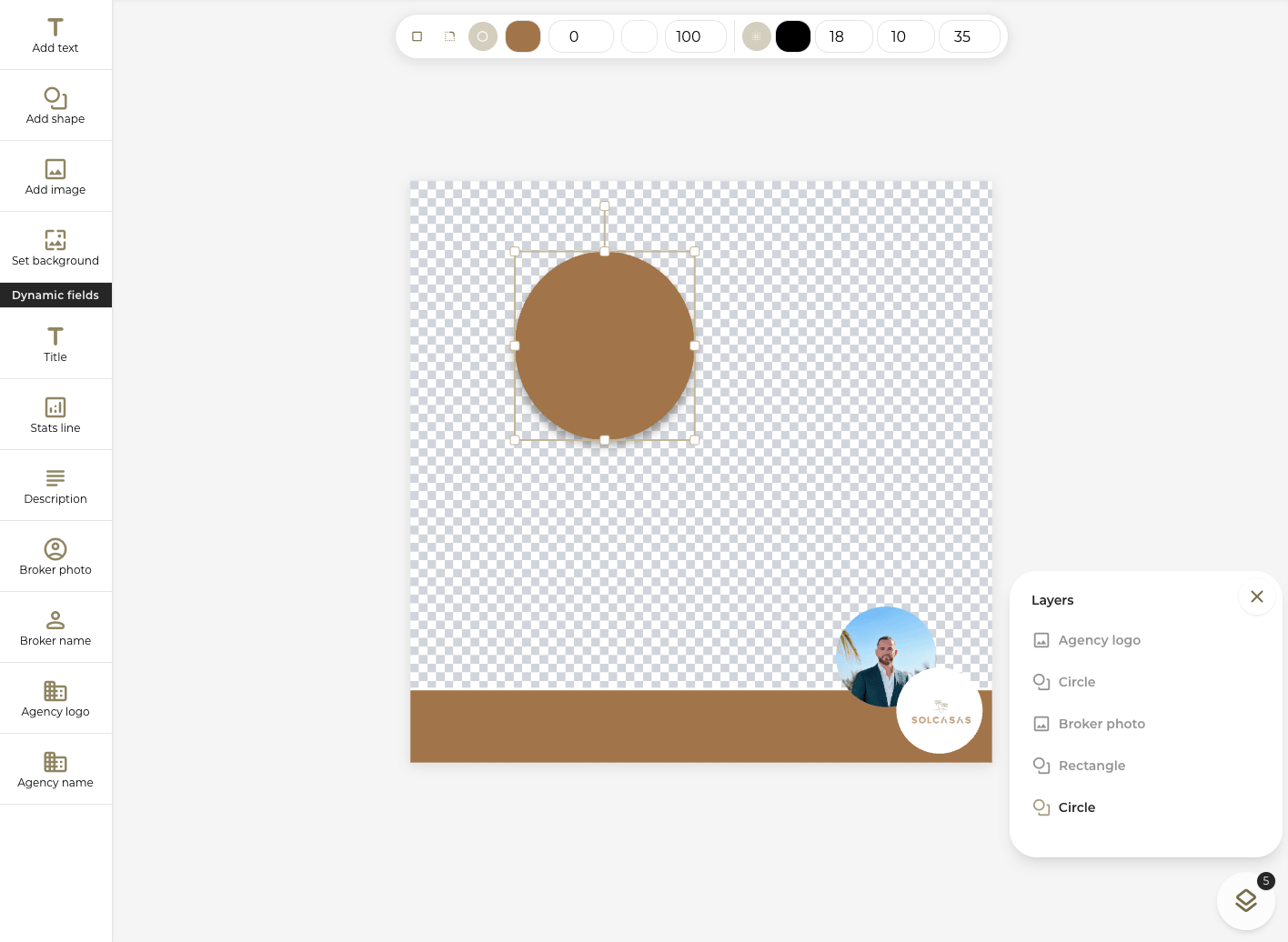 Editor de plantillas para publicaciones